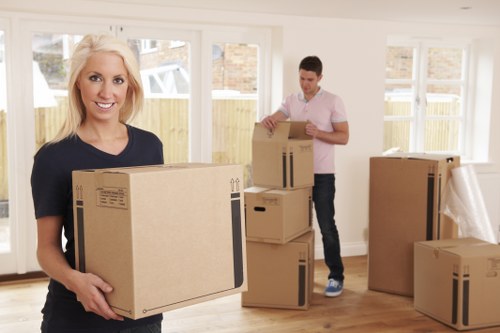 Business furniture and office items being moved on the same day in Kingston Vale