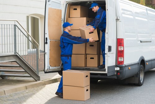 Removal team preparing a home move in Kingston Vale