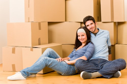 Local office movers handling furniture and equipment near Kingston Vale
