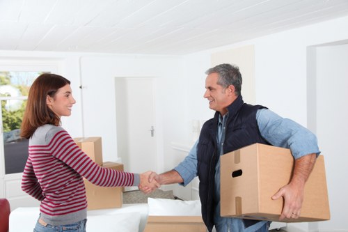 Furniture removals planning in Kingston Vale residential street