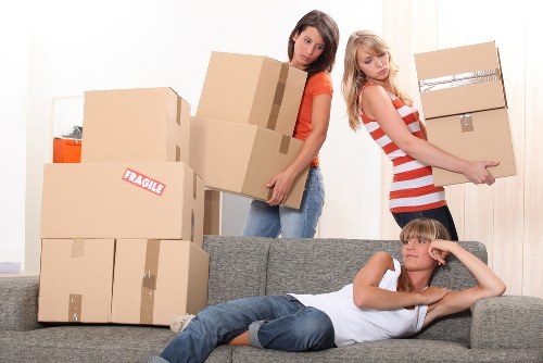 Professional movers handling a local Kingston Vale relocation
