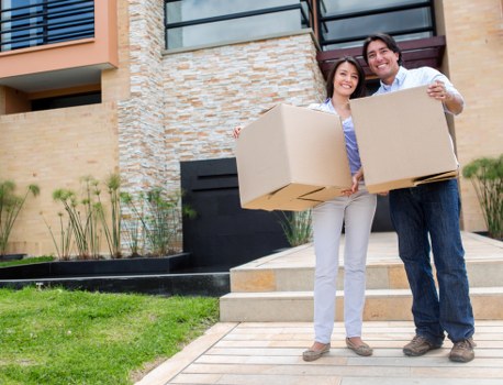 Packing and loading household items for a Kingston Vale move